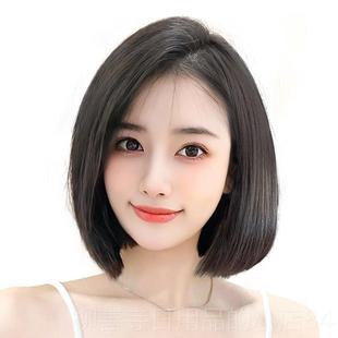 正品若芊增刘海假发片加发量全人发遮白发真头皮全手织仿递针补发