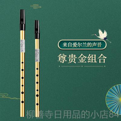 正品爱器尔笛兰哨调笛初学者竖锡笛C调D笛子专业演奏高音直笛乐学