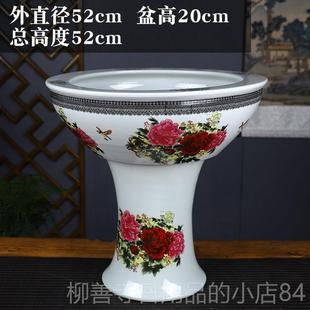 正品陶青瓷盆落花地立柱式鱼缸特锦大号金鱼缸睡莲碗莲荷花盆鲤室