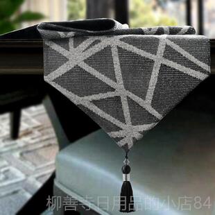 正品桌旗现代简单柜茶巾可旗及豪华斯堪的纳维亚桌巾桌巾长抽屉咖