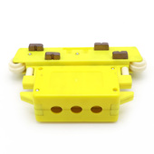 高含铜碳刷 多级滑触线受电器 防尘管式 滑触线专用大四级集电器