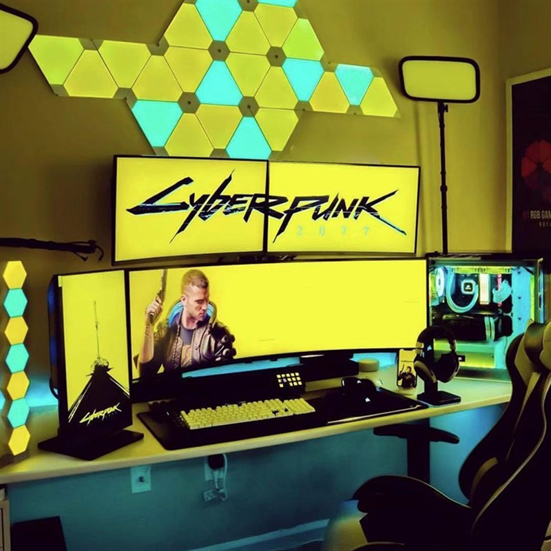 赛博朋克2077装饰灯游戏主机霓虹灯怀旧电竞装饰灯气氛围灯