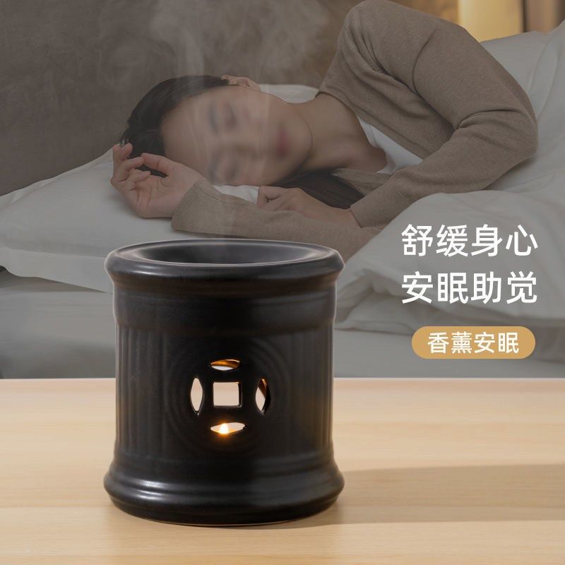 新款高档香薰灯精油加湿器家居室内摆件蜡烛熏香灯