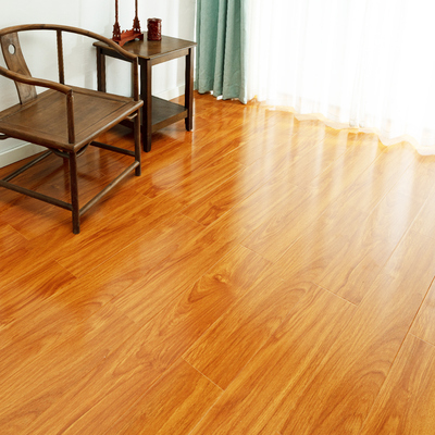 亮面强化复合木地板家用环保耐磨防水地暖木质金刚板厂家直销12mm