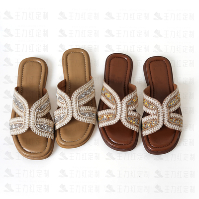 【甜甜专享】王力红家定制  SZ2658   新款T定制休闲半托