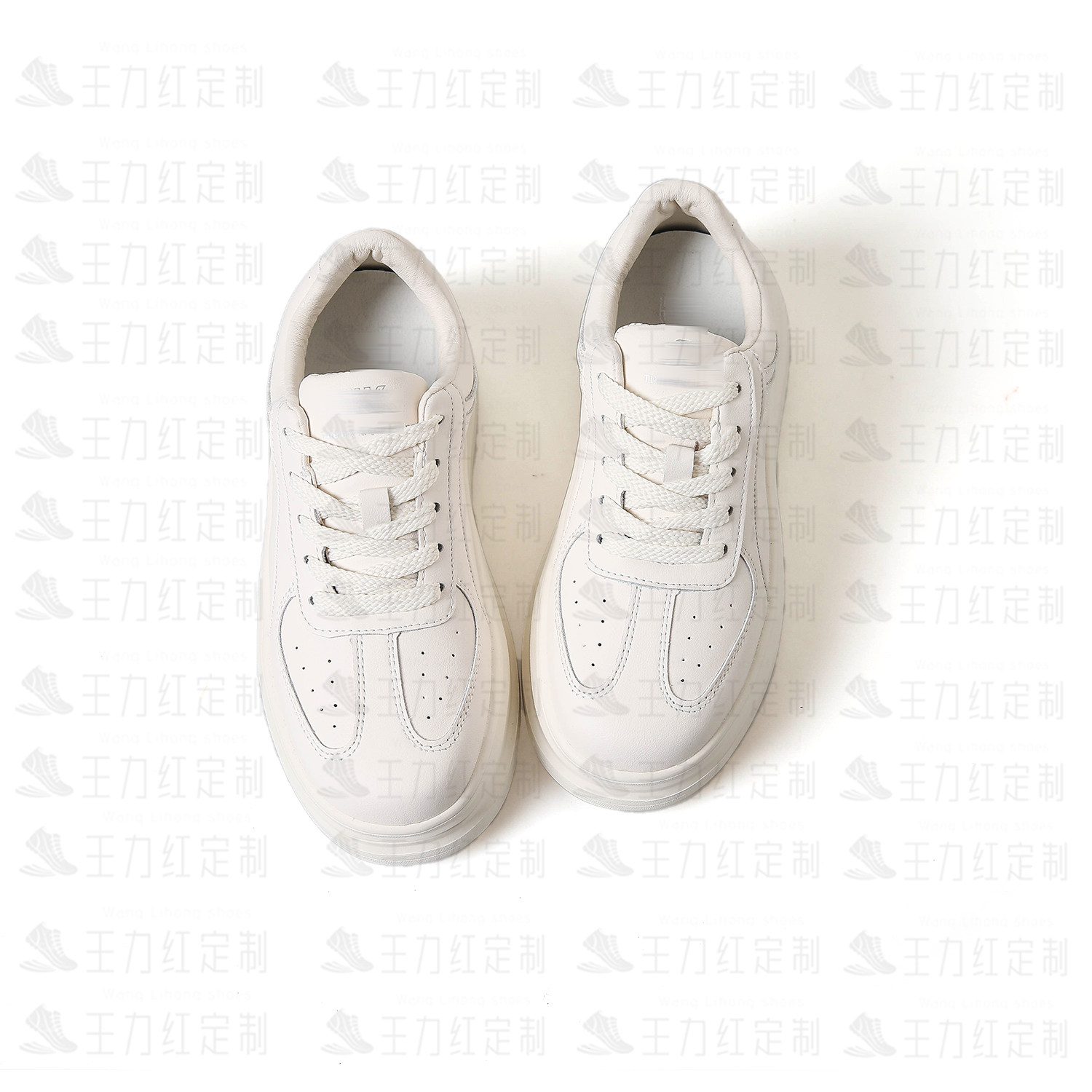 【甜甜专享】王力红家定制 SZ1988-1  新款T定制休闲小白鞋