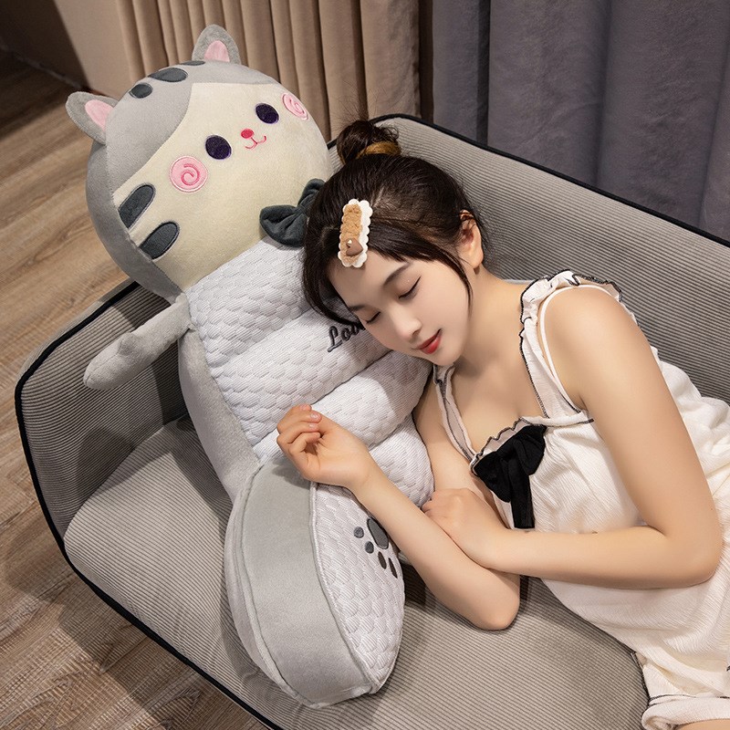 冰丝抱枕床上靠垫软包护腰枕头靠枕大靠背垫孕妇沙发宿舍学生床上