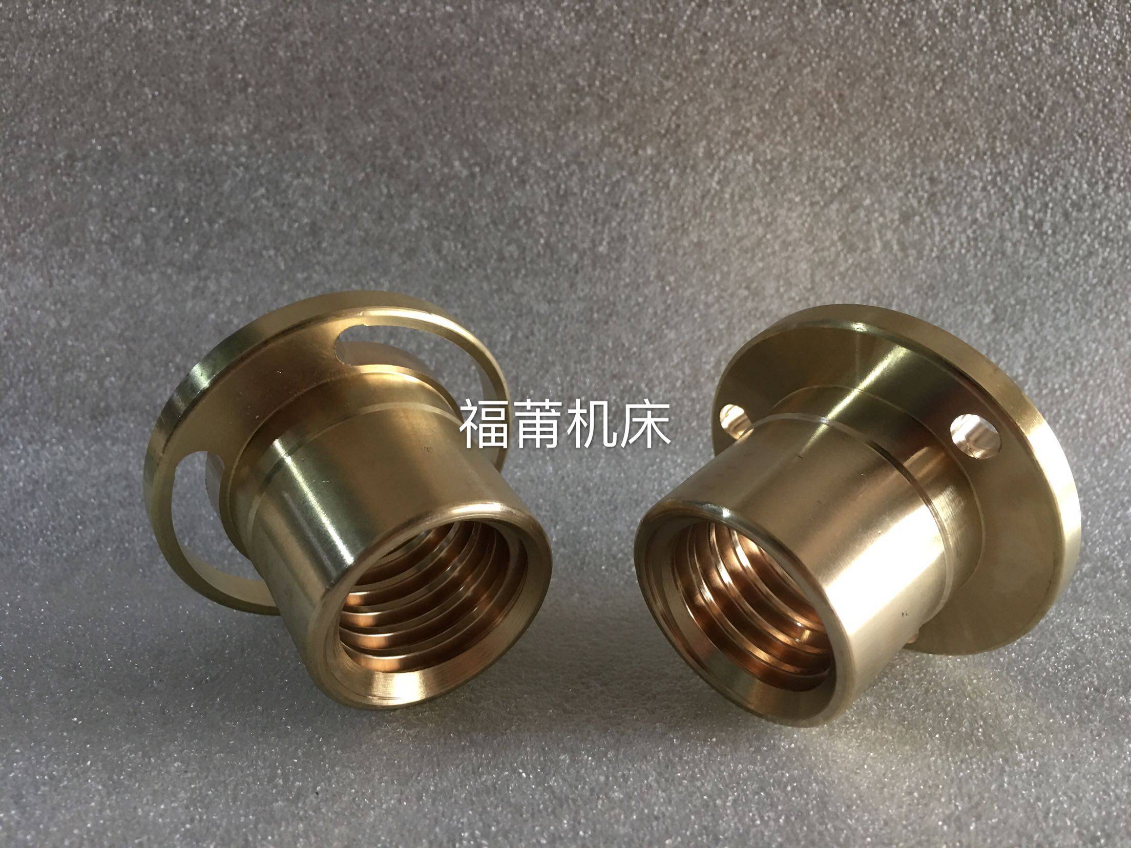 炮塔铣床配件 铣床丝杆铜套X轴Y轴Z轴丝杆铜螺母