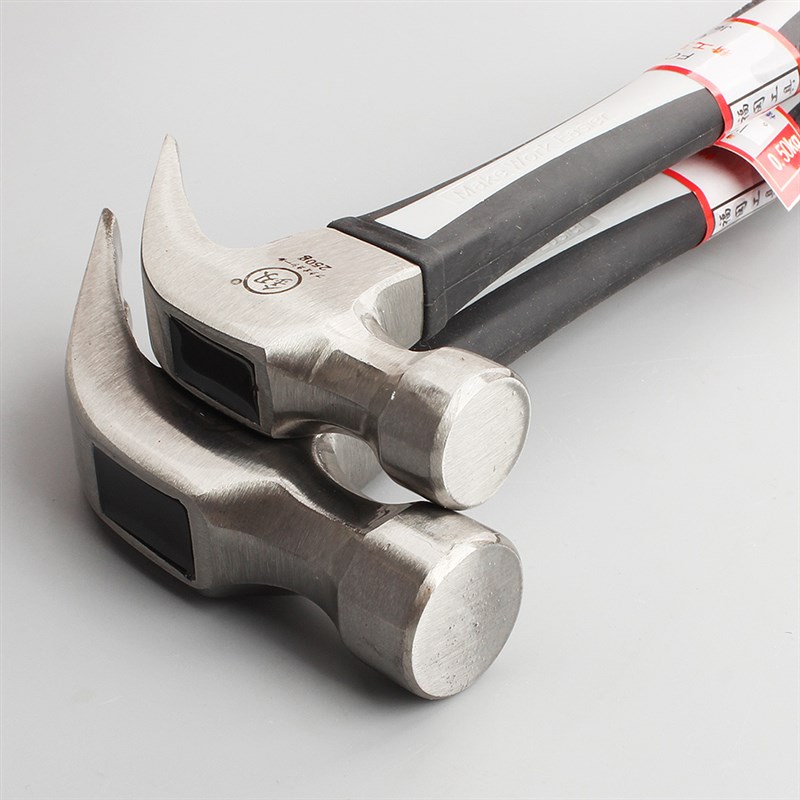 福冈羊角锤子工具手锤安全锤起钉子锤木工大小锤五金家用铁锤