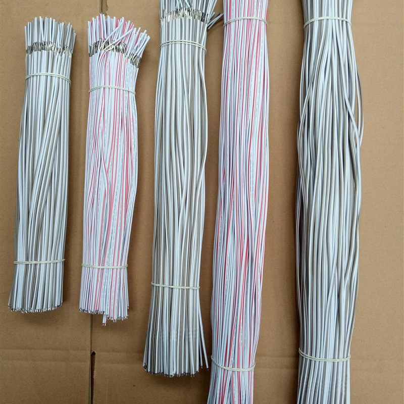 迷你字线 树脂字无边字连接线 镀锡截断线发光字电线灯带焊接延长