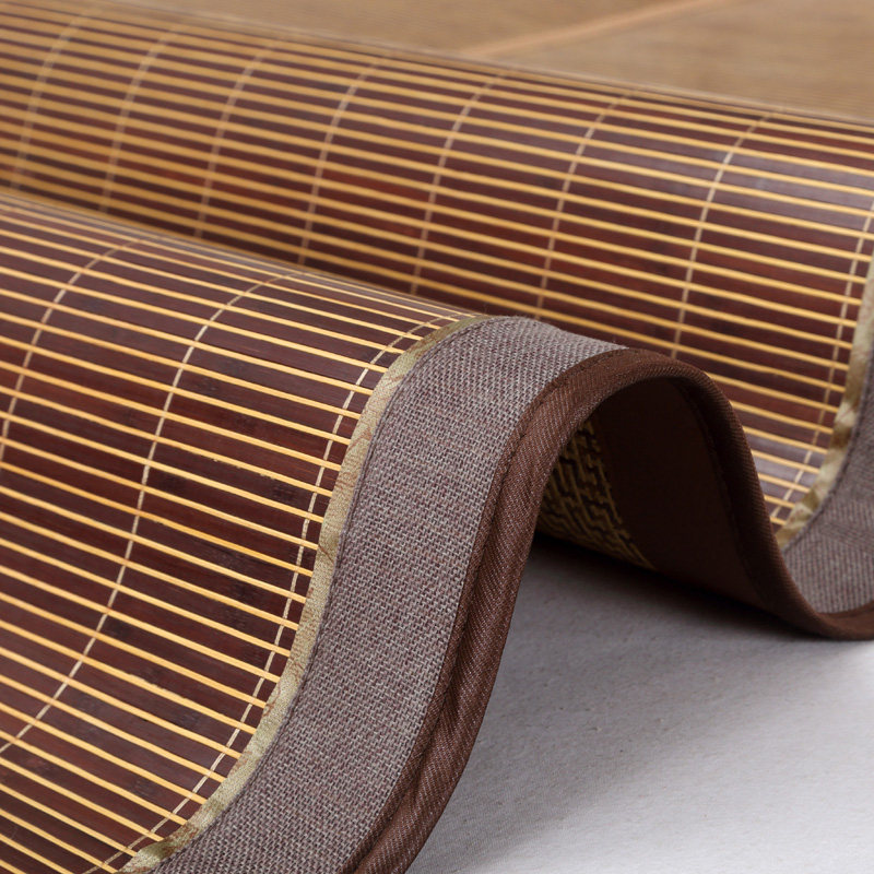 老席匠凉席竹席直筒1.8m床2加厚藤席1.5天然碳化两用双面席子家用