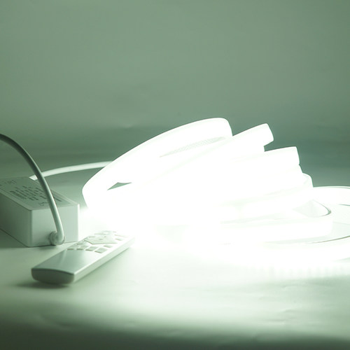 无极调光三色240珠超亮110vled灯带智能遥控无频闪吊顶护眼灯条