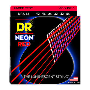 荧光民谣吉他弦彩色木吉他琴弦 多色混色可选 NEON霓虹