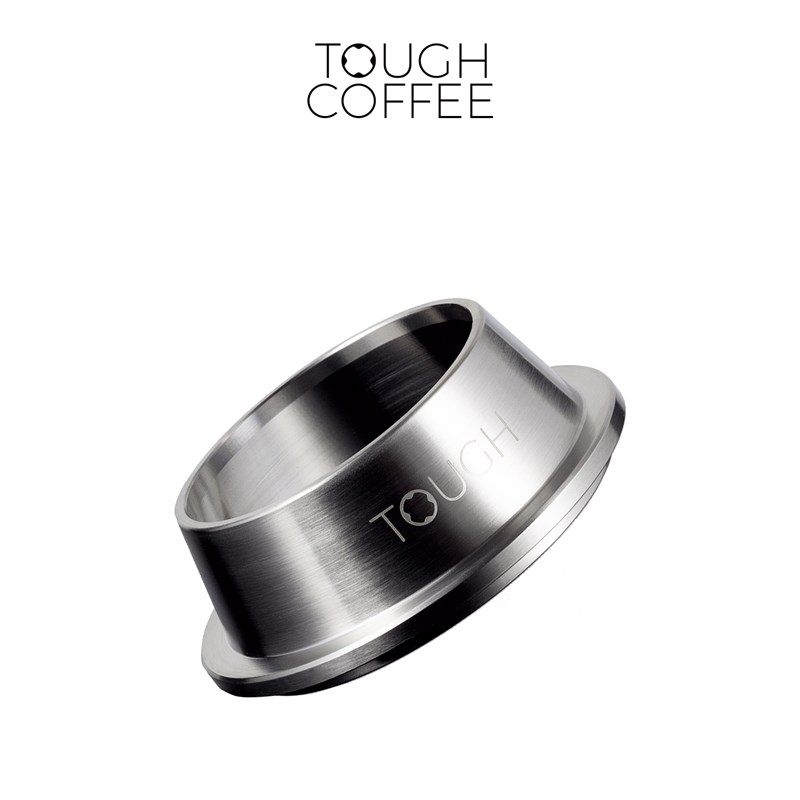 顽固咖啡接粉环不锈钢二代内敛接粉器58mm放飞粉意式磨豆机布粉环