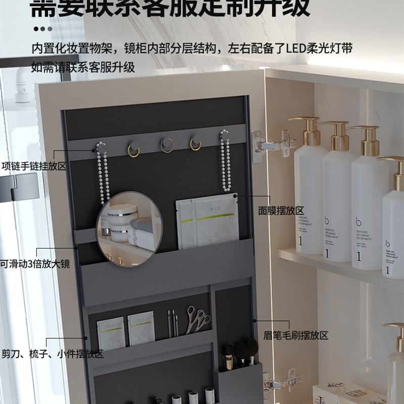 奶油风洗手洗脸盆柜7cm77厘米87/97/107/117公分浴室柜洗漱台