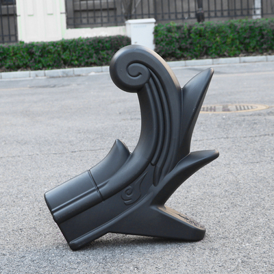 【特大翘角头】60cm高塑料仿古超大祥云翘中式飞檐装饰树脂瓦挑檐