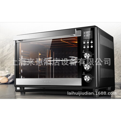 全自动电脑智能大容量电烤箱UKOEO E5200烤箱家用烘焙多功能52L
