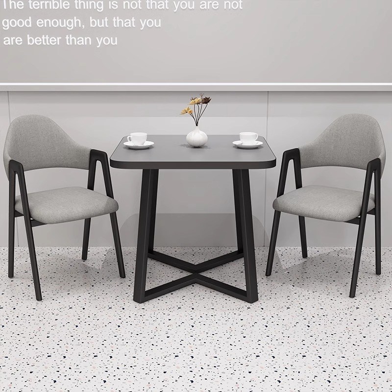 餐饮商用快餐桌椅正方形餐桌早餐麻辣烫面馆食堂饭店吃饭桌椅