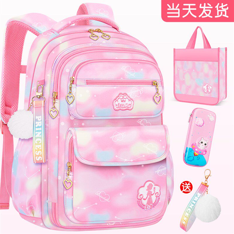 2023新款幼儿园儿童书包三到六小学生女童轻便一年级减压护脊女孩