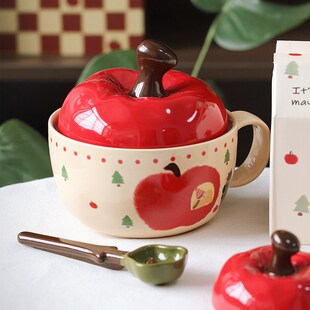 泽滕家泡面碗带盖带勺子一人食礼盒装早餐杯燕麦喝粥水果沙拉可爱