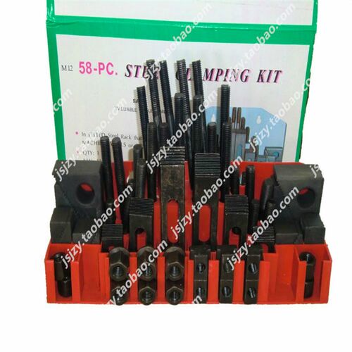 铣床压板 M1258加工铣床组合压板件套磨床中心均可工具