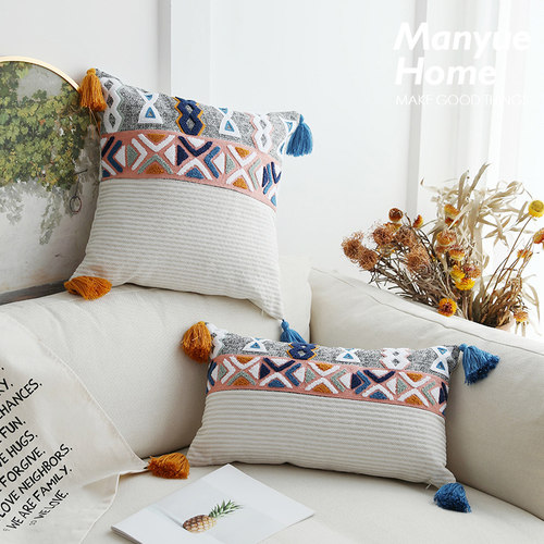 蔓越家 异域风情摩洛哥抱枕抱枕套含芯办公室午睡靠枕样板间靠垫