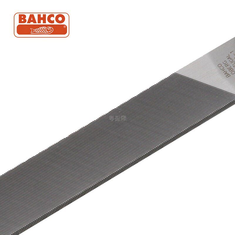 进口BAHCO百固鱼唛单纹米尔粗齿平锉扁锉板钢锉刀农具打磨器磨锐
