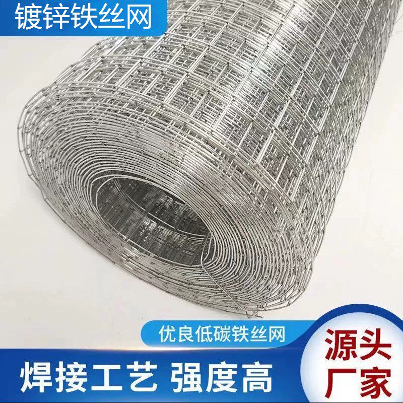 铁丝网栅栏隔离网钢丝网园艺围栏养殖网抹墙网防裂养鸡护栏铁篱笆