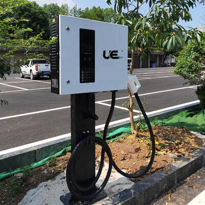 新能电动汽车刷卡扫码商3用w0源k直流121充电桩停车场壁挂立柱式