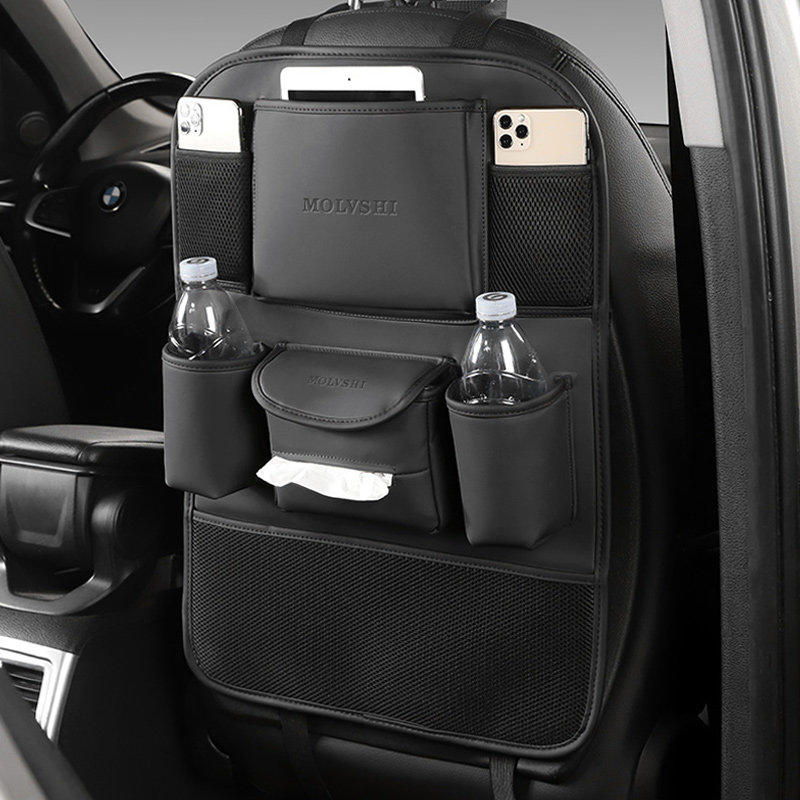 汽车座椅背收纳袋多功能储物悬挂袋子大容量分区收纳车载置物袋皮,汽车用品/电子/清洗/改装,车载收纳箱/袋/盒,淘宝优惠券,粉丝福利购,淘宝优惠卷