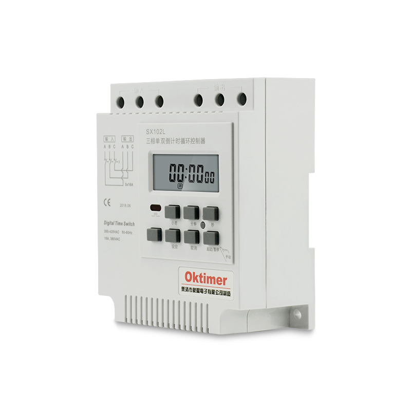 SX102L单双倒计时控制定时器三相时控开关380V秒控关无限循环通断