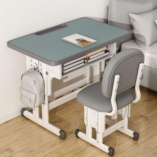 学校同款桌椅儿童学习桌可升降小学生写字桌书桌家用套装校园书桌