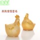 陶瓷金鸡金猴金狗金鼠摆件公鸡母鸡卡通储蓄罐中号大号吉祥物礼品
