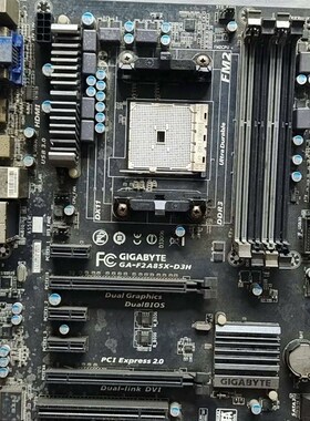 技嘉F2A85X-D3H主板一块,老主机拆下来的,实图拍摄,