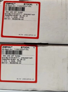 GEMU盖米阀550 10D 137 510G1