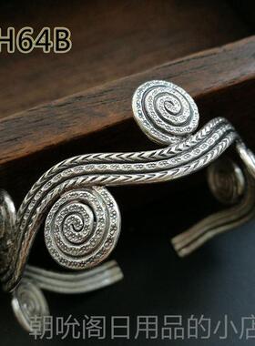 高档泰国覆清迈手工银手炼扭转古个性化首饰2025利基设计银开新放