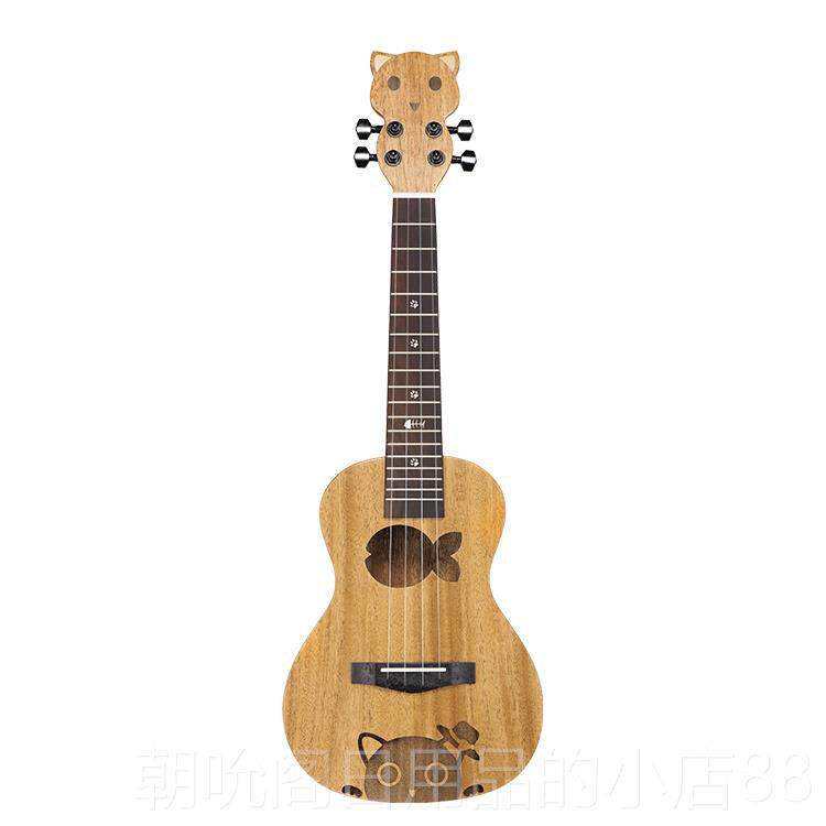 高档趣弹uu喵小乖桃小歪花芯面单初学可克爱尤里里儿童2k3寸入门