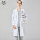 高档菱泉长纯棉生实验服医学生化学物白大实验室褂定制白色袖 男医
