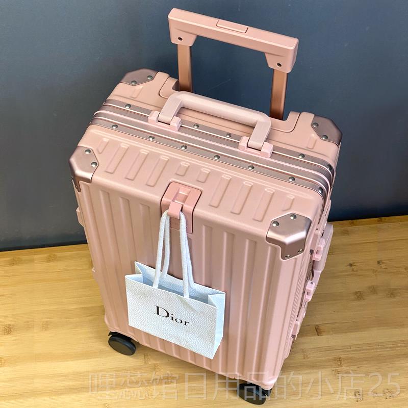 高档Pc行行李箱在新的女性框架28.8英寸手推车李为箱万能铝轮24行