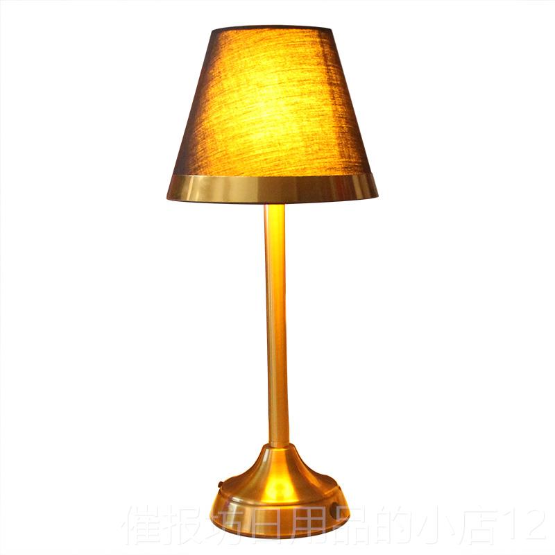 正品美餐式覆古Ld酒吧e台可充电台灯欧式厅氛围夜灯高贵黑色英式