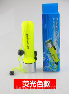 正品潜水手电筒强远射防水户外家用明水陆光两用 LD手照电筒不可