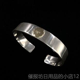 正品思涵银坊鹰高桥平打手镯 高吾郎桥明星同款 老工印台925纯银