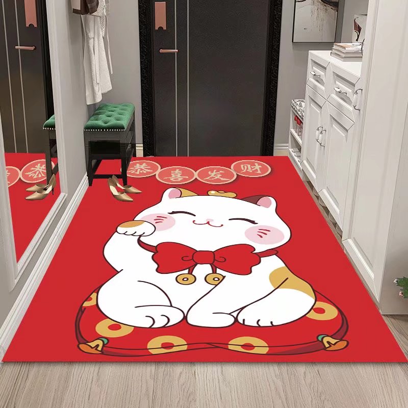 家用门口地垫入户进门大门口玄关踩脚踏垫卧室卫生间室内门垫喜庆
