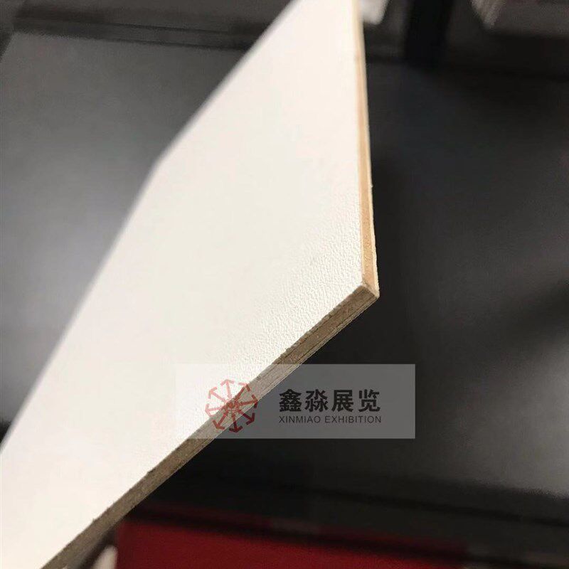 鑫淼展览PVC贴面展板背板 广交会标摊隔断会展用标准白板三合夹板