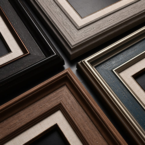 欧式复古油画框外框装裱数字油画画框定制大尺寸免组装相框架挂墙