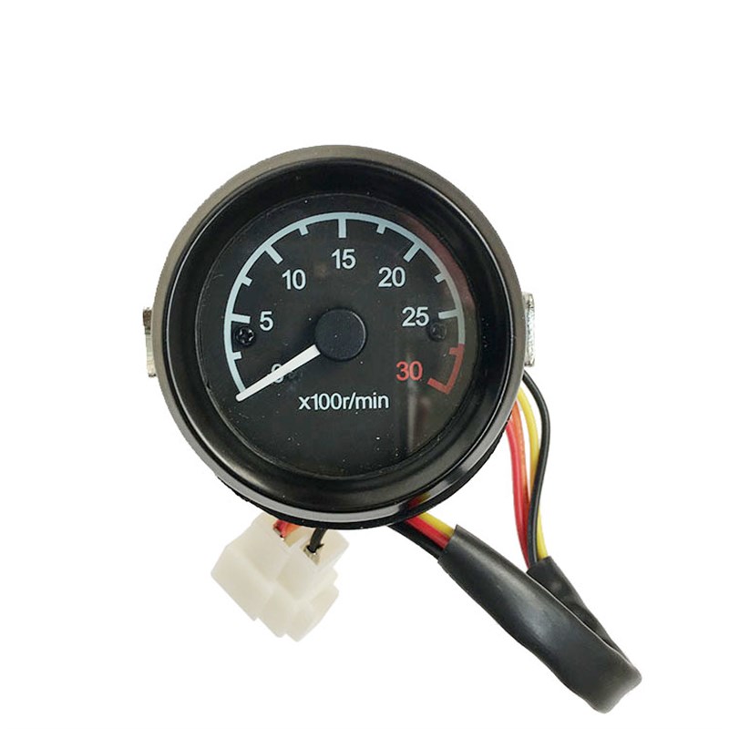 山东转速表发动机飞轮转速改装车柴油车汽车转速测速仪55mm12v24v