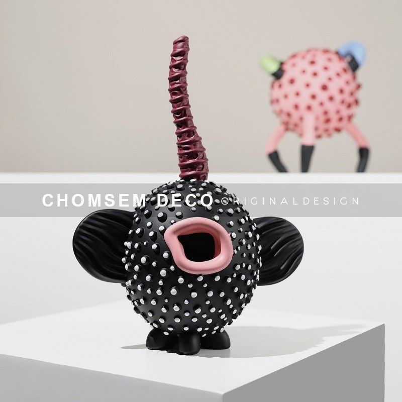 从上创意卡通怪物公仔摆件儿童房间萌趣雕塑客厅电视玄关酒柜装饰,家居饰品,装饰摆件,淘宝优惠券,粉丝福利购,淘宝优惠卷