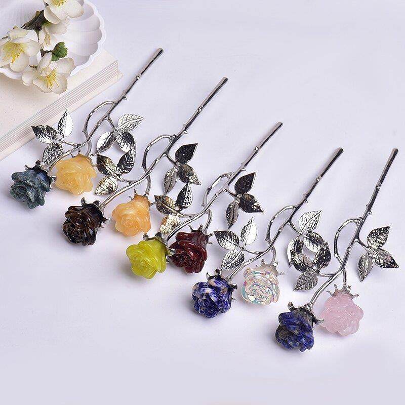 天然水晶玫瑰花双头雕刻摆件 办公室家居桌面水晶工艺品创意摆件,鲜花速递/花卉仿真/绿植园艺,割草机/草坪机,淘宝优惠券,粉丝福利购,淘宝优惠卷