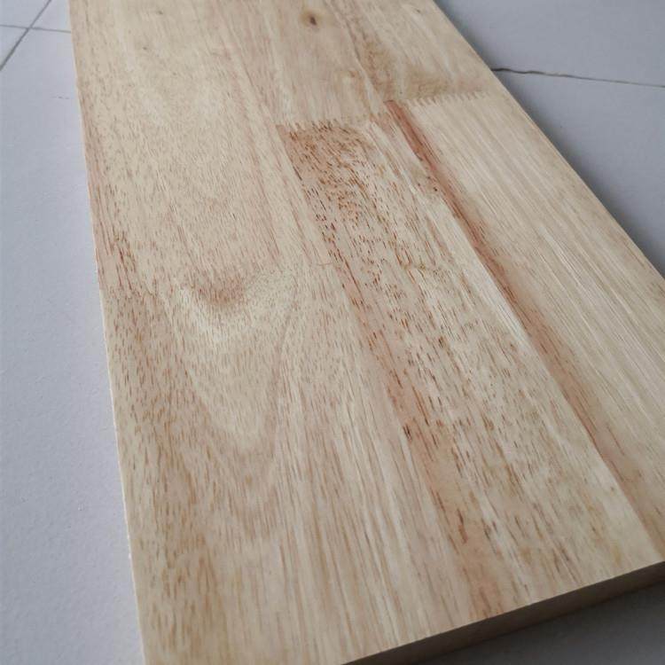 橡胶木拼板办公桌 实木板uv喷绘 油漆加工台面橡胶木菜板