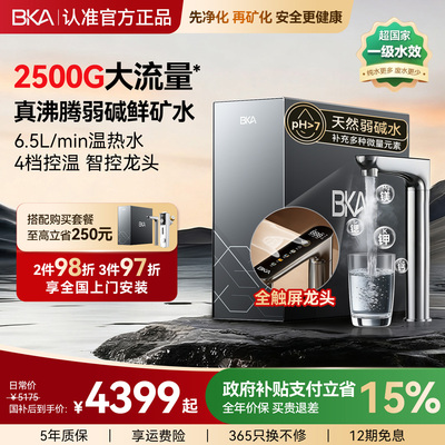 BKA真沸腾弱碱鲜矿净水器2500G